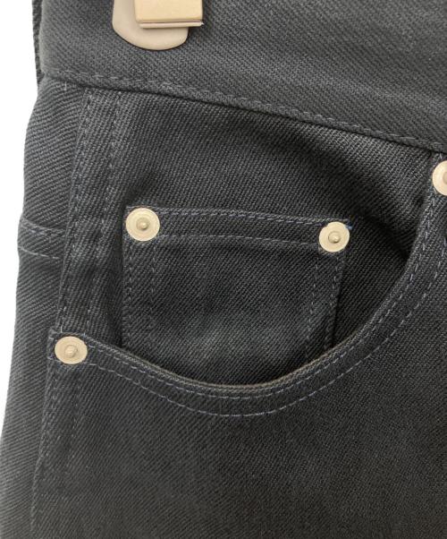 BLAMINK（ブラミンク）BLAMINK (ブラミンク) コットンストレッチバックポケットスカート ネイビー サイズ:36の古着・服飾アイテム