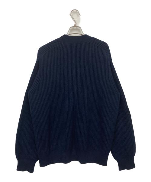 BLAMINK（ブラミンク）BLAMINK (ブラミンク) サイドジップカーディガン ネイビー サイズ:38の古着・服飾アイテム