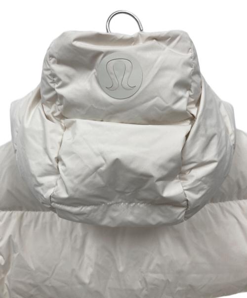 LULULEMON（ルルレモン）LULULEMON (ルルレモン) ダウンベスト ホワイト サイズ:165/84Aの古着・服飾アイテム