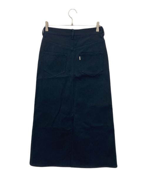 BLAMINK（ブラミンク）BLAMINK (ブラミンク) コットンストレッチバックポケットスカート ネイビー サイズ:36の古着・服飾アイテム