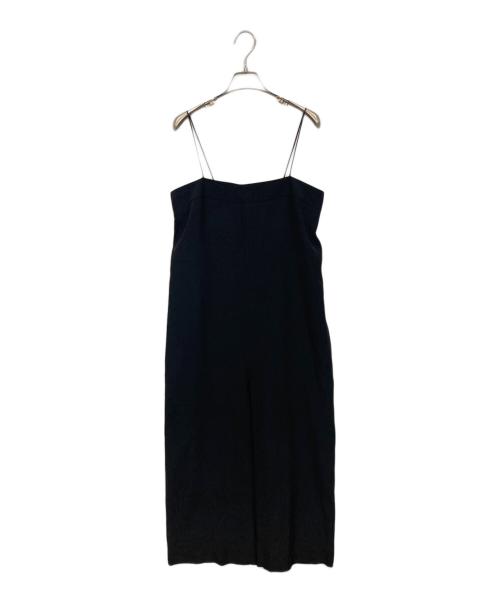 BLAMINK（ブラミンク）BLAMINK (ブラミンク) シルクサロペット ブラック サイズ:38の古着・服飾アイテム