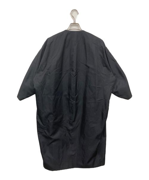 BLAMINK（ブラミンク）BLAMINK (ブラミンク) シルクコート ネイビー サイズ:36の古着・服飾アイテム