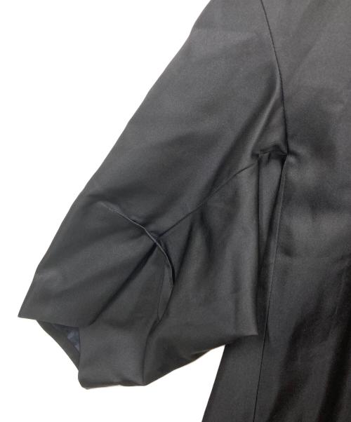 BLAMINK（ブラミンク）BLAMINK (ブラミンク) シルクコート ネイビー サイズ:36の古着・服飾アイテム
