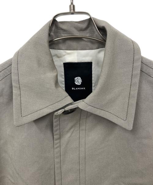 BLAMINK（ブラミンク）BLAMINK (ブラミンク) レギュラーカラー スリーブレス コート グレー サイズ:36の古着・服飾アイテム