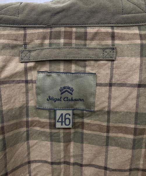 NIGEL CABOURN（ナイジェルケーボン）NIGEL CABOURN (ナイジェルケーボン) GUNNER JACKET カーキ サイズ:46の古着・服飾アイテム