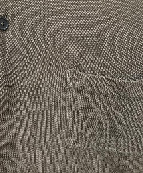 HERMES（エルメス）HERMES (エルメス) ポロシャツ カーキ サイズ:Ｓの古着・服飾アイテム