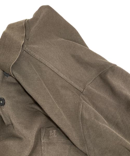 HERMES（エルメス）HERMES (エルメス) ポロシャツ カーキ サイズ:Ｓの古着・服飾アイテム