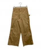 GOOD GRIEF!グッドグリーフ）の古着「DAMAGED PAINTER PANTS」｜ブラウン