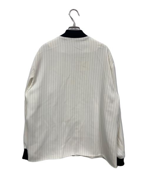 CULLNI（クルニ）CULLNI (クルニ) LAYERED STRIPE MA-1 ベージュ サイズ:1の古着・服飾アイテム