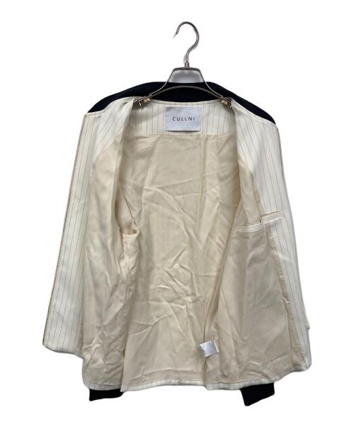 CULLNI（クルニ）CULLNI (クルニ) LAYERED STRIPE MA-1 ベージュ サイズ:1の古着・服飾アイテム