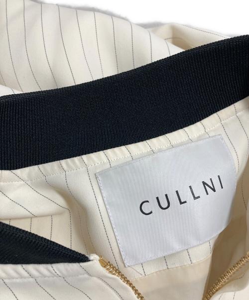 CULLNI（クルニ）CULLNI (クルニ) LAYERED STRIPE MA-1 ベージュ サイズ:1の古着・服飾アイテム
