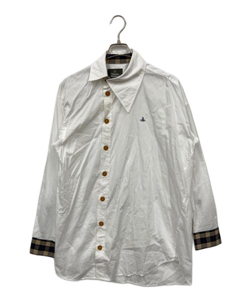 Vivienne Westwood man（ヴィヴィアン ウェストウッド マン）Vivienne Westwood man (ヴィヴィアン ウェストウッド マン) 長袖シャツ ホワイト サイズ:不明の古着・服飾アイテム