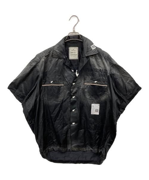 Maison MIHARA YASUHIRO（メゾン ミハラ ヤスヒロ）Maison MIHARA YASUHIRO (メゾン ミハラ ヤスヒロ) 半袖シャツ ブラック サイズ:44の古着・服飾アイテム