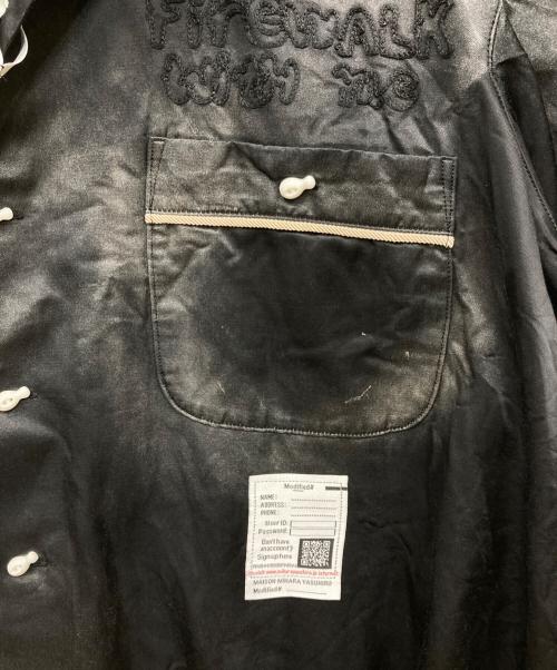 Maison MIHARA YASUHIRO（メゾン ミハラ ヤスヒロ）Maison MIHARA YASUHIRO (メゾン ミハラ ヤスヒロ) 半袖シャツ ブラック サイズ:44の古着・服飾アイテム