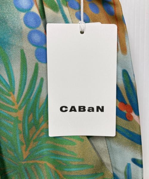 CABAN（キャバン）CABaN (キャバン) シルクツイル LA GRAND FOREST パンツ グリーン サイズ:Ｓ 未使用品の古着・服飾アイテム