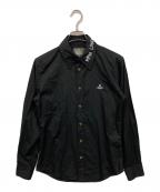 Vivienne Westwood manヴィヴィアン ウェストウッド マン）の古着「エンブロイダリー クラシックシャツ」｜ブラック