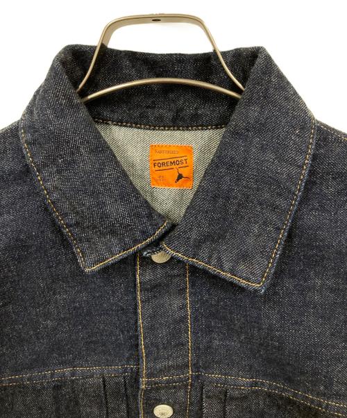 FOREMOST（フォアモースト/フォアモスト）foremost (フォアモースト/フォアモスト) デニムジャケット インディゴ サイズ:40の古着・服飾アイテム