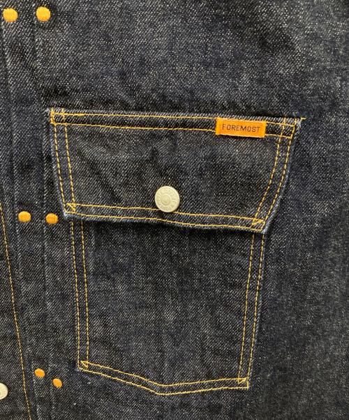 FOREMOST（フォアモースト/フォアモスト）foremost (フォアモースト/フォアモスト) デニムジャケット インディゴ サイズ:40の古着・服飾アイテム