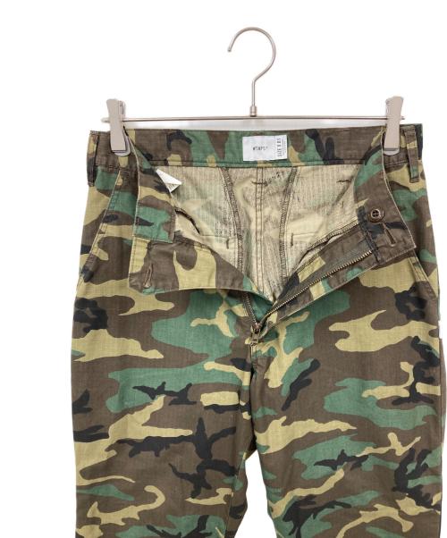 WTAPS（ダブルタップス）WTAPS (ダブルタップス) 迷彩パンツ グリーン サイズ:01の古着・服飾アイテム