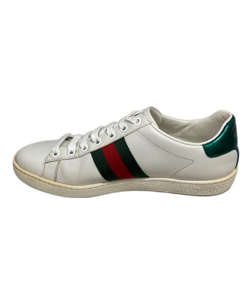 GUCCI（グッチ）GUCCI (グッチ) Disney (ディズニー) ローカットスニーカー ホワイト サイズ:36 1/2の古着・服飾アイテム