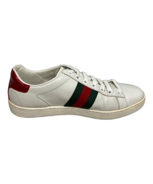 GUCCI（グッチ）GUCCI (グッチ) Disney (ディズニー) ローカットスニーカー ホワイト サイズ:36 1/2の古着・服飾アイテム