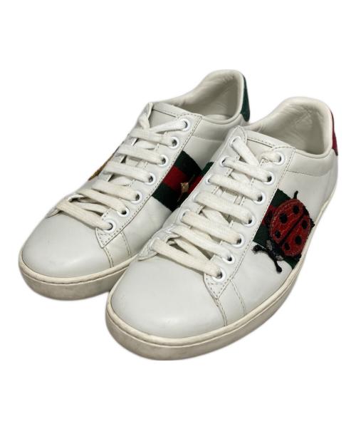 GUCCI（グッチ）GUCCI (グッチ) スニーカー ホワイト サイズ:35の古着・服飾アイテム