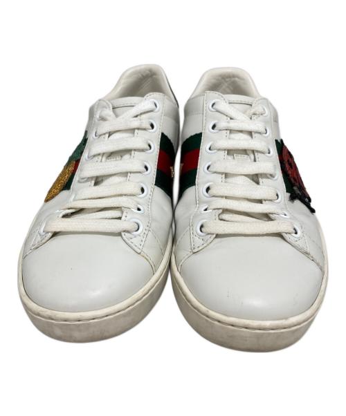 GUCCI（グッチ）GUCCI (グッチ) スニーカー ホワイト サイズ:35の古着・服飾アイテム