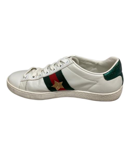 GUCCI（グッチ）GUCCI (グッチ) スニーカー ホワイト サイズ:35の古着・服飾アイテム
