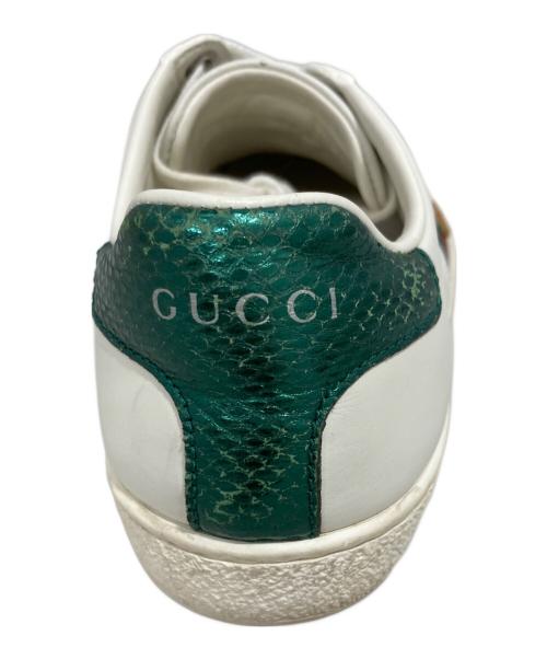 GUCCI（グッチ）GUCCI (グッチ) スニーカー ホワイト サイズ:35の古着・服飾アイテム