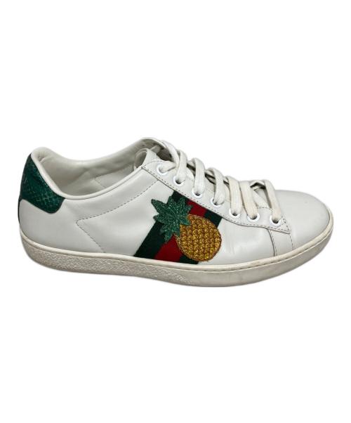 GUCCI（グッチ）GUCCI (グッチ) スニーカー ホワイト サイズ:35の古着・服飾アイテム