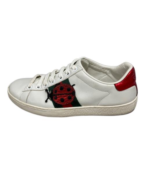 GUCCI（グッチ）GUCCI (グッチ) スニーカー ホワイト サイズ:35の古着・服飾アイテム