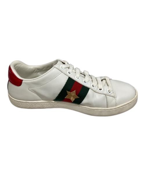 GUCCI（グッチ）GUCCI (グッチ) スニーカー ホワイト サイズ:35の古着・服飾アイテム