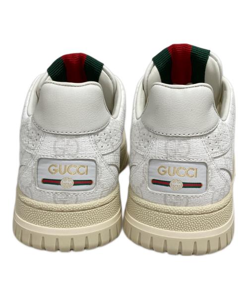 GUCCI（グッチ）GUCCI (グッチ) レウェブローカットスニーカー ホワイト サイズ:34の古着・服飾アイテム