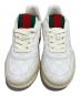 中古・古着 GUCCI (グッチ) レウェブローカットスニーカー ホワイト サイズ:34：40000円