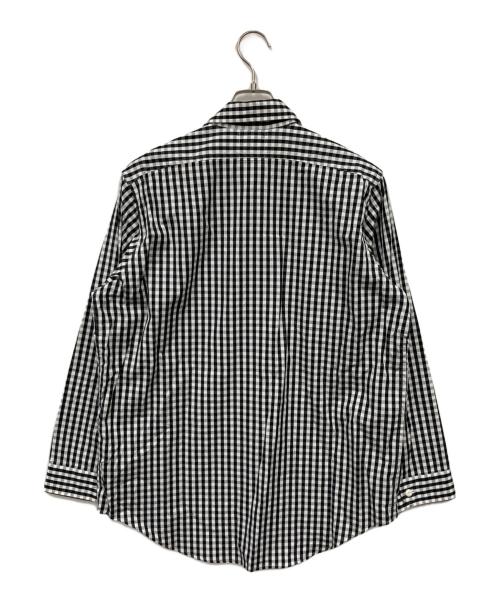 MADISON BLUE（マディソンブルー）MADISON BLUE (マディソンブルー) チェックシャツ ホワイト×ブラック サイズ:1の古着・服飾アイテム
