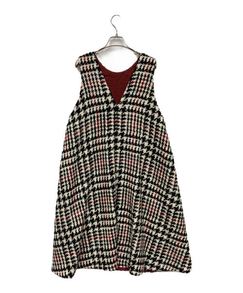 TOMORROW LAND（トゥモローランド）TOMORROW LAND (トゥモローランド) グレントゥース Aラインワンピース ホワイト サイズ:36の古着・服飾アイテム