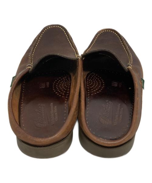 PARABOOT（パラブーツ）PARABOOT (パラブーツ) BAHAMAS レザースリッポン ブラウン サイズ:7の古着・服飾アイテム