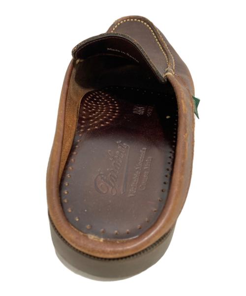 PARABOOT（パラブーツ）PARABOOT (パラブーツ) BAHAMAS レザースリッポン ブラウン サイズ:7の古着・服飾アイテム