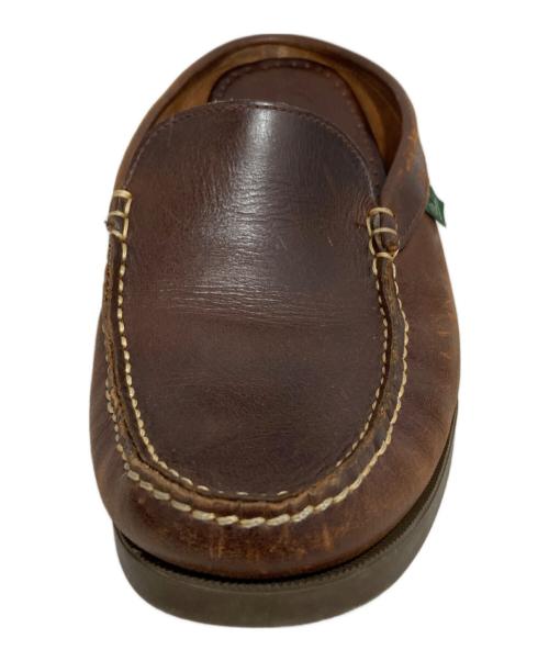 PARABOOT（パラブーツ）PARABOOT (パラブーツ) BAHAMAS レザースリッポン ブラウン サイズ:7の古着・服飾アイテム