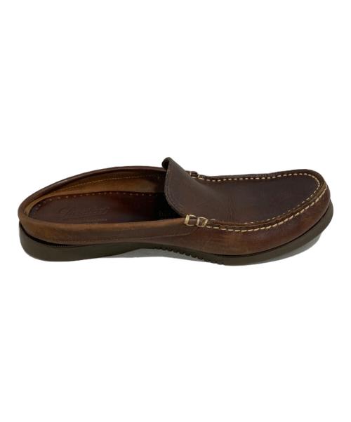 PARABOOT（パラブーツ）PARABOOT (パラブーツ) BAHAMAS レザースリッポン ブラウン サイズ:7の古着・服飾アイテム