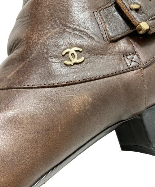 CHANEL（シャネル）CHANEL (シャネル) ブーツ ブラウン サイズ:37Cの古着・服飾アイテム