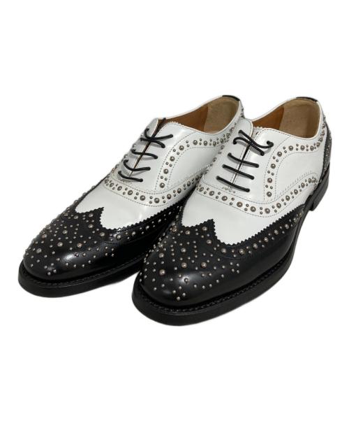 CHURCH'S（チャーチ）CHURCH'S (チャーチ) Burwood Met ブラック×ホワイト サイズ:表記無しの古着・服飾アイテム