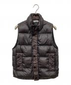 STONE ISLANDストーンアイランド）の古着「GARMENT DYED ダウンベスト」｜ブラウン