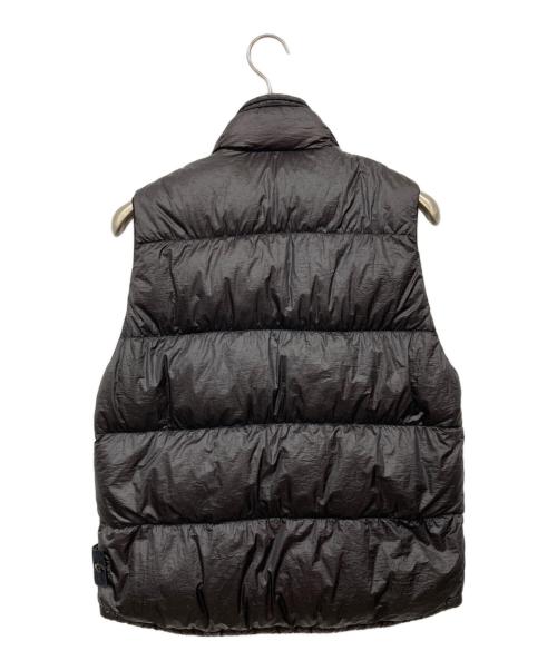 STONE ISLAND（ストーンアイランド）STONE ISLAND (ストーンアイランド) GARMENT DYED ダウンベスト ブラウン サイズ:Mの古着・服飾アイテム