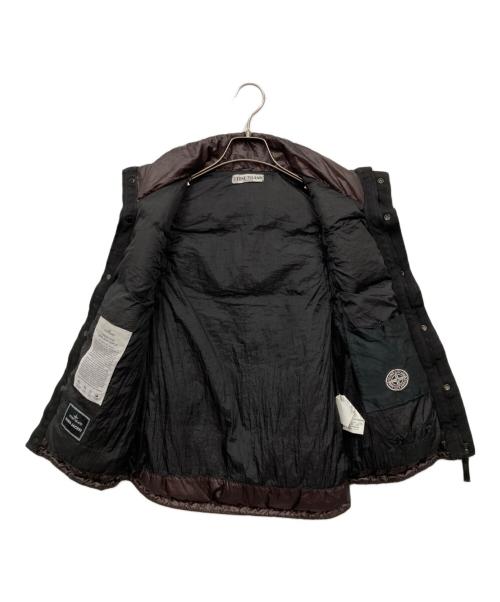 STONE ISLAND（ストーンアイランド）STONE ISLAND (ストーンアイランド) GARMENT DYED ダウンベスト ブラウン サイズ:Mの古着・服飾アイテム