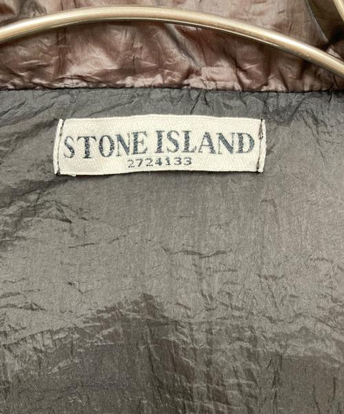 STONE ISLAND（ストーンアイランド）STONE ISLAND (ストーンアイランド) GARMENT DYED ダウンベスト ブラウン サイズ:Mの古着・服飾アイテム