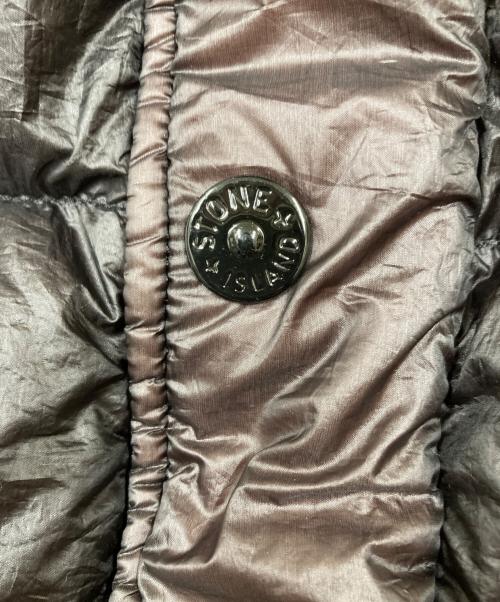 STONE ISLAND（ストーンアイランド）STONE ISLAND (ストーンアイランド) GARMENT DYED ダウンベスト ブラウン サイズ:Mの古着・服飾アイテム