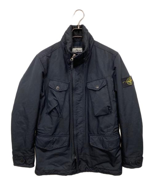 STONE ISLAND（ストーンアイランド）STONE ISLAND (ストーンアイランド) David-TC fabric padded parka ネイビー サイズ:Sの古着・服飾アイテム