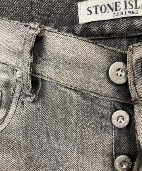 STONE ISLAND（ストーンアイランド）STONE ISLAND (ストーンアイランド) デニムパンツ グレー サイズ:W29の古着・服飾アイテム