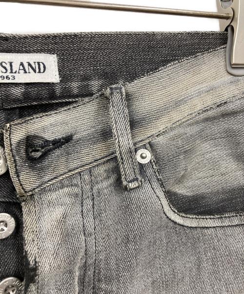 STONE ISLAND（ストーンアイランド）STONE ISLAND (ストーンアイランド) デニムパンツ グレー サイズ:W29の古着・服飾アイテム